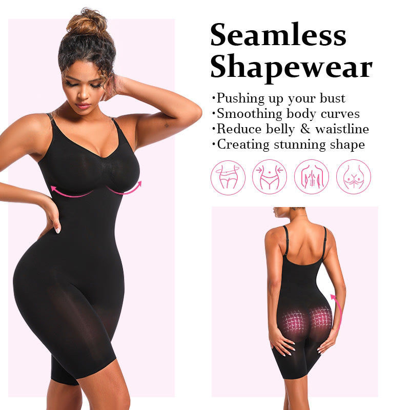 Da Intimo Black Seamless Body Shapewear DIA-106